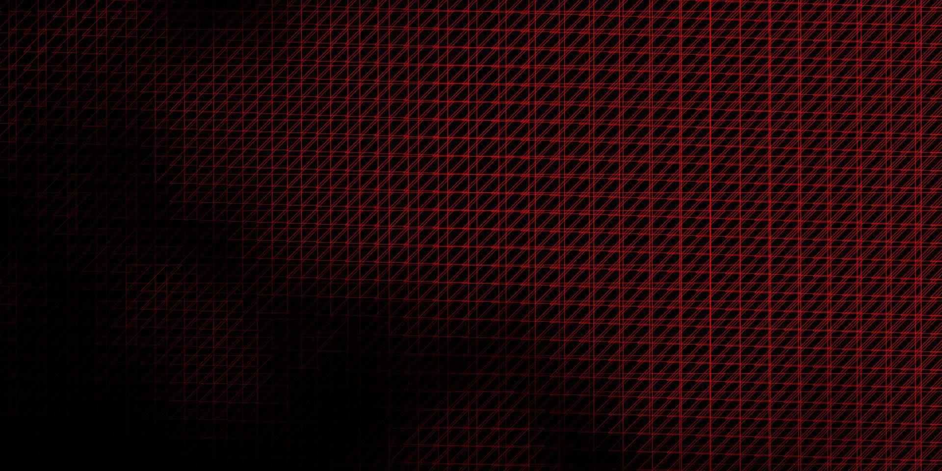 modello vettoriale rosso scuro con linee.