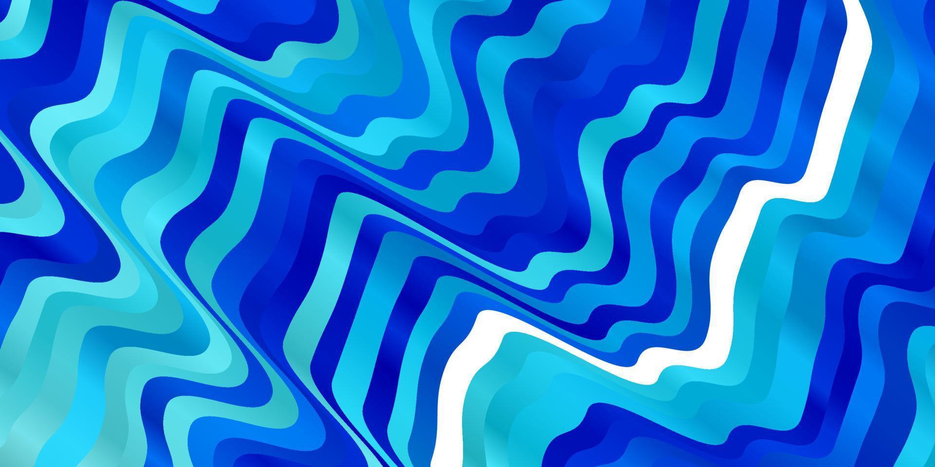 sfondo vettoriale azzurro con linee piegate.