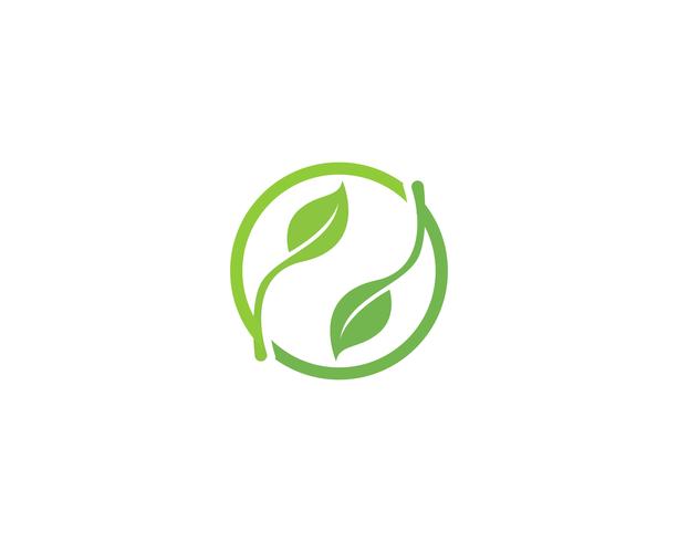 ecologia logo natura elemento vettoriale