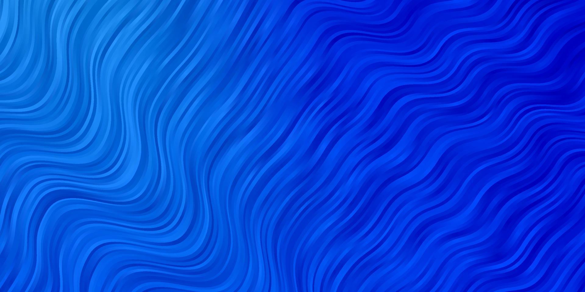 modello vettoriale azzurro con linee curve.