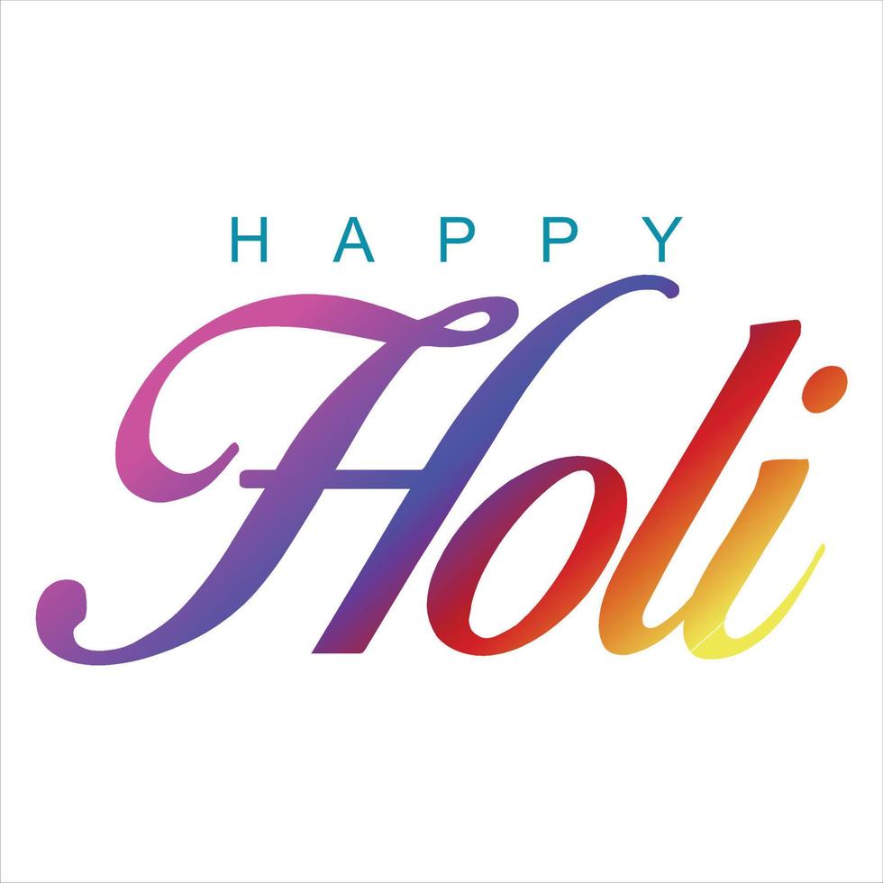 elementi vettoriali happy holi per la progettazione di carte, design happy holi