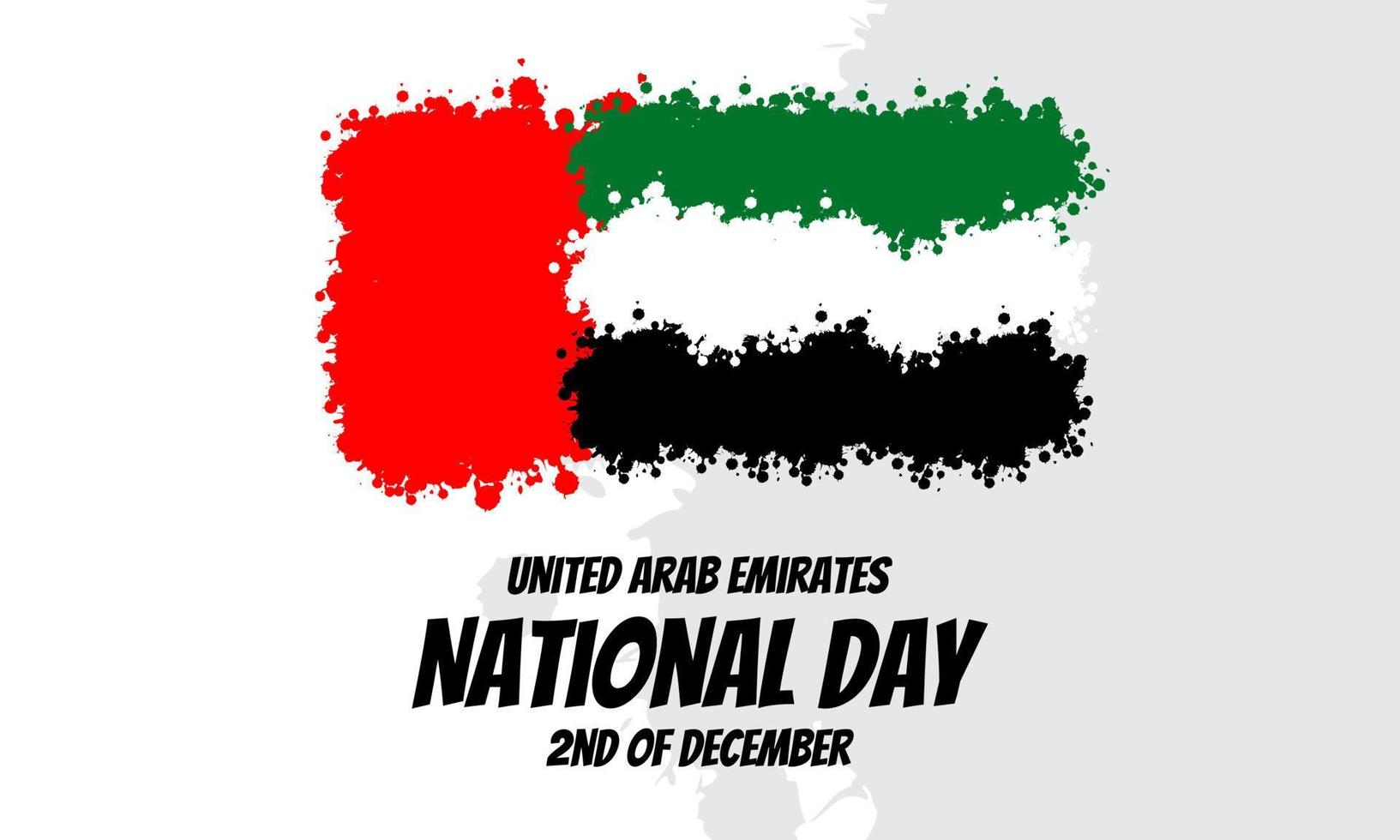 sfondo della festa nazionale degli emirati arabi uniti. vettore