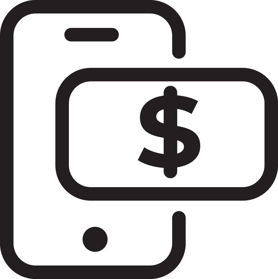 carta di credito bancaria mobile shopping online pagare l'icona di pagamento vettore