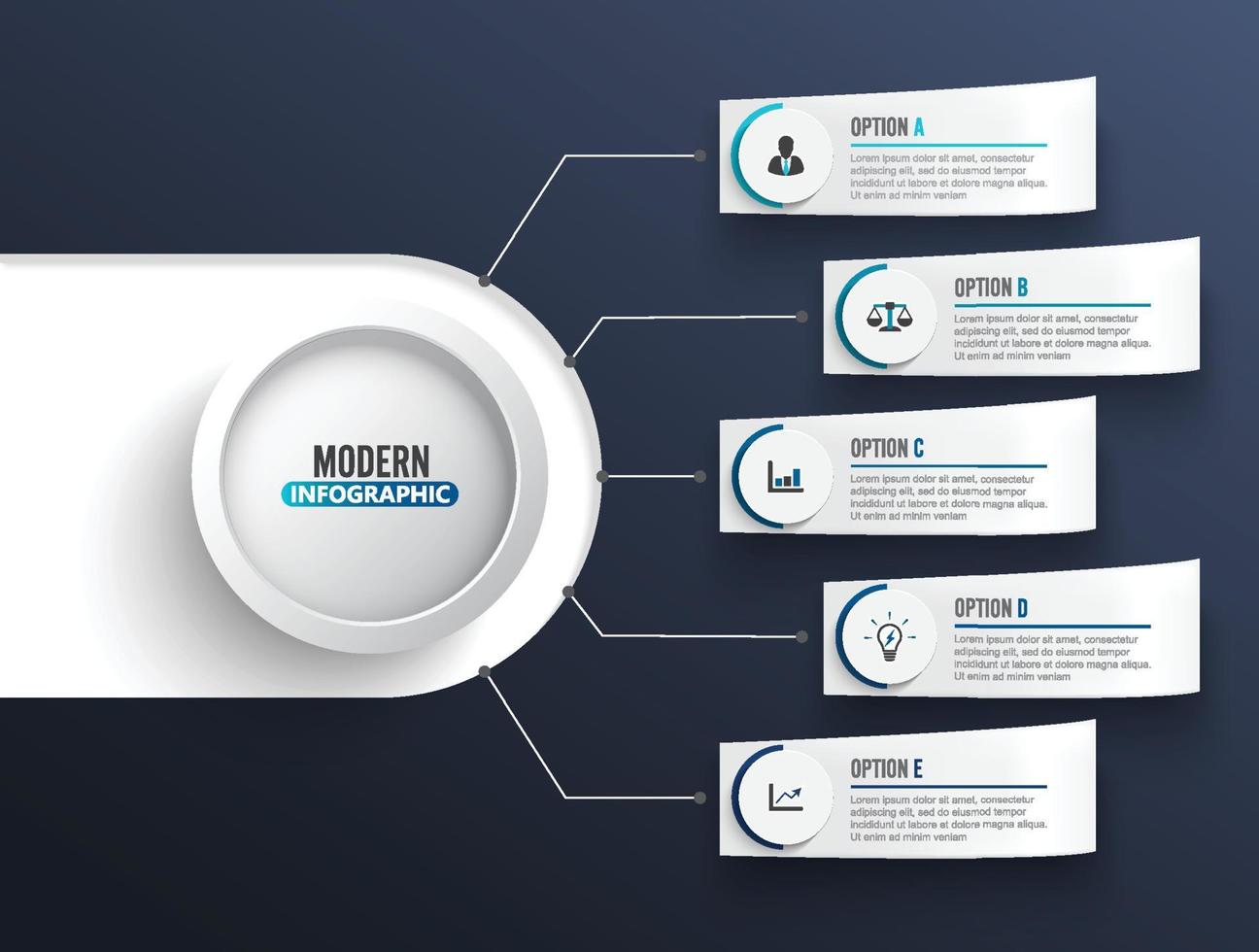 astratto illustrazione digitale infografica. illustrazione vettoriale può essere utilizzata per il layout del flusso di lavoro, diagramma, opzioni di numero, web design.