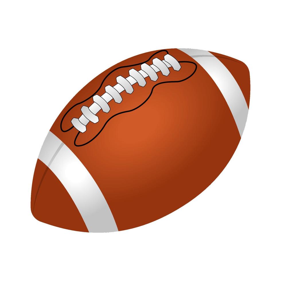 sport football americano fumetto illustrazione vettoriale oggetto isolato