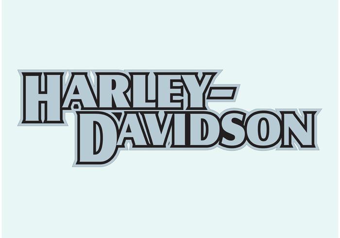 grafica del logo di harley davidson vettore