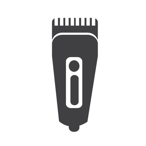 Icona di rasoio simbolo hairclipper vettore