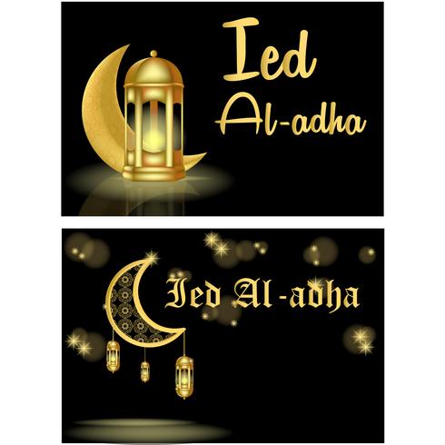 eid illustrazione di carattere mubarak vettore