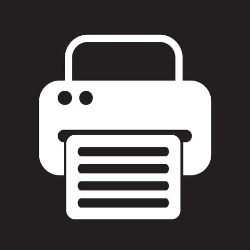 icona web fax vettore