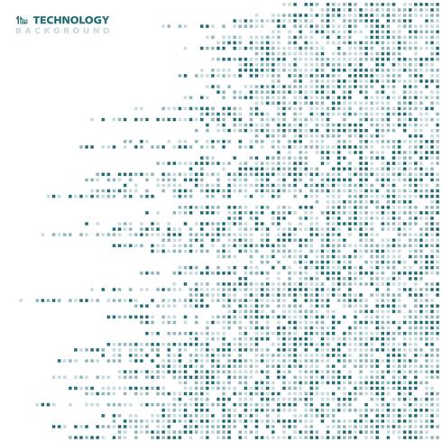 Fondo geometrico di tecnologia del modello del quadrato blu astratto del fondo. È possibile utilizzare per pubblicità ad alta tecnologia moderna, poster, copertina, relazione annuale. vettore