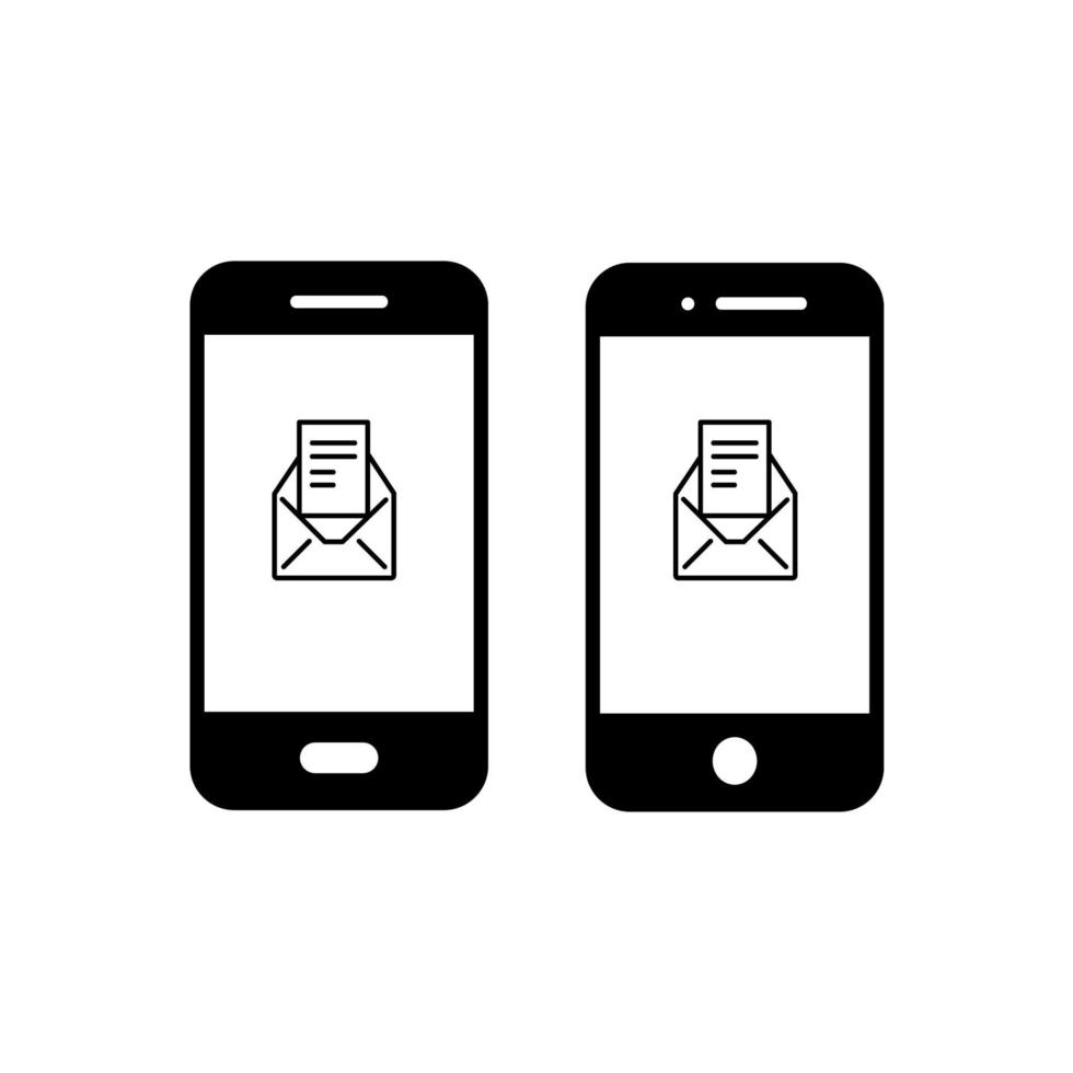 icona dello smartphone. design piatto icona del telefono. vettore