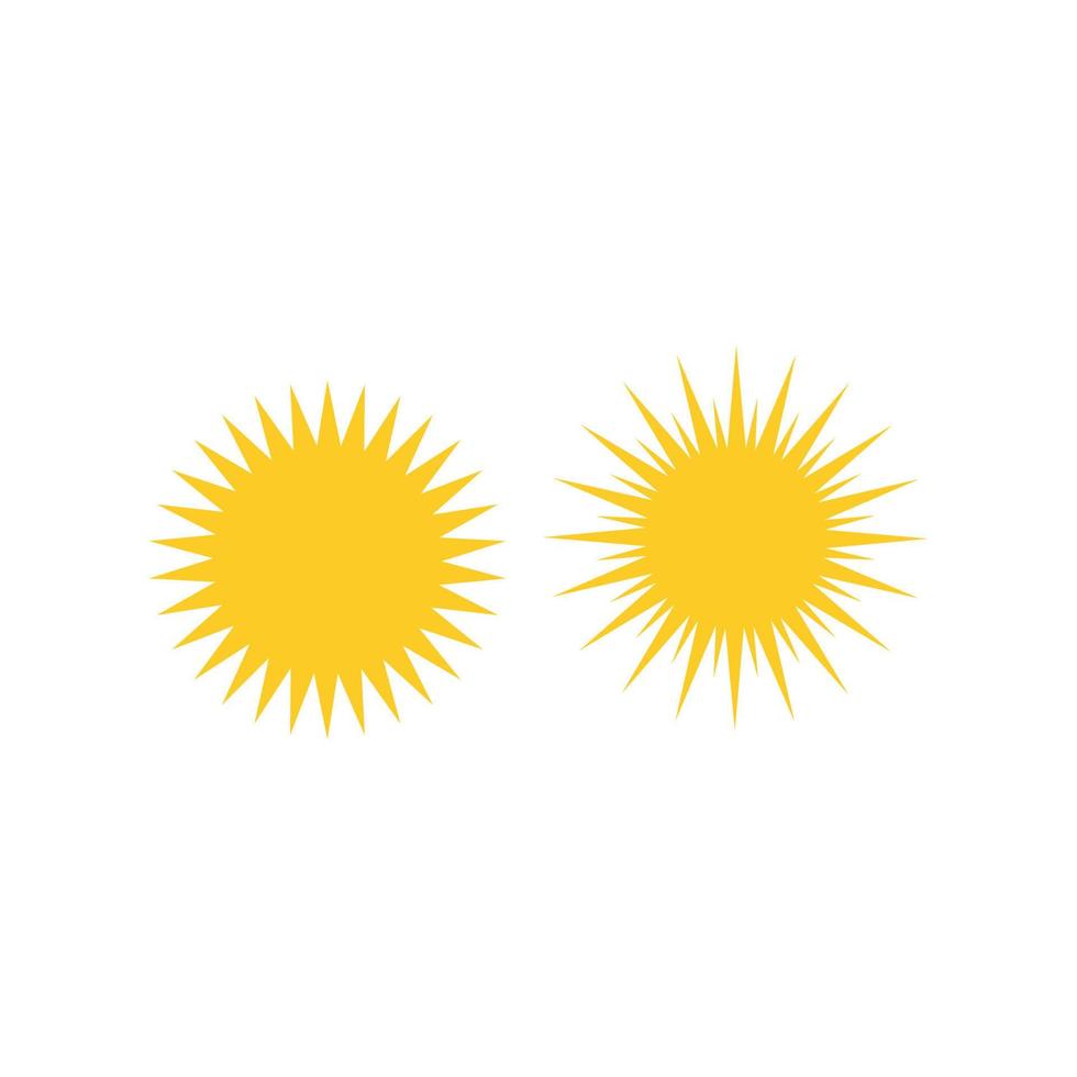 icona del sole. vettore icona sole. vettore icona luminosità