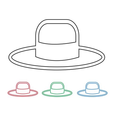 Cappello simbolo icona segno vettore