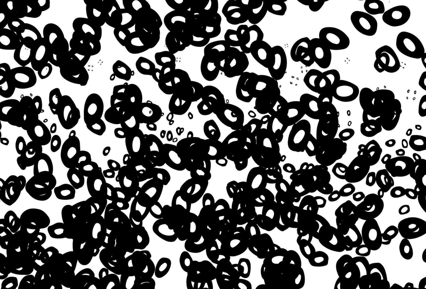 modello vettoriale in bianco e nero con sfere.