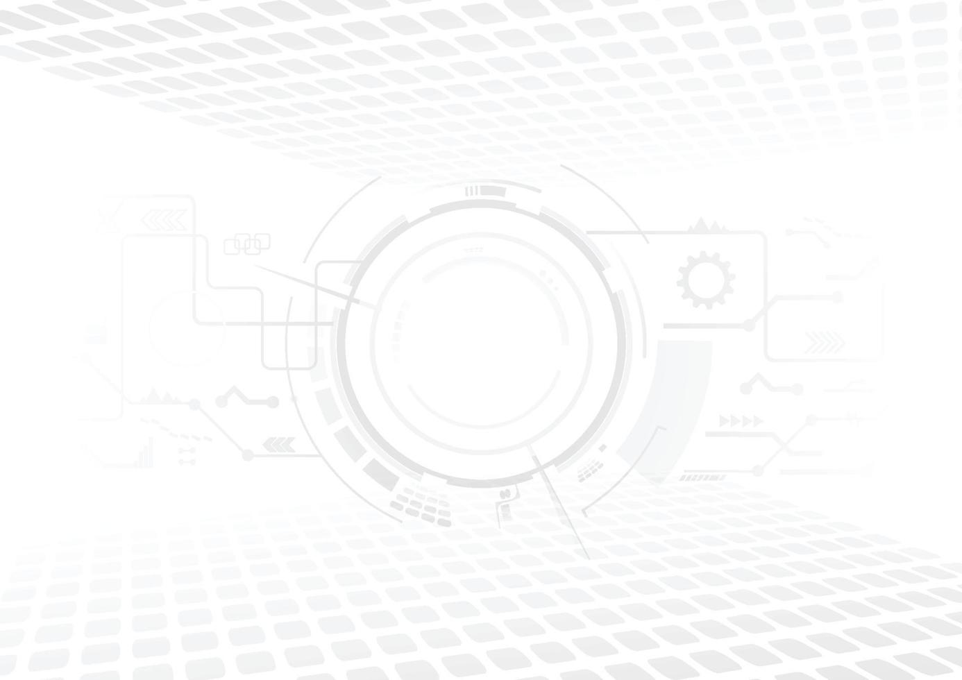 fondo astratto di progettazione 3d con struttura del circuito di linea e punto tecnologia. ingegneria moderna, futuristico, concetto di comunicazione scientifica. illustrazione vettoriale