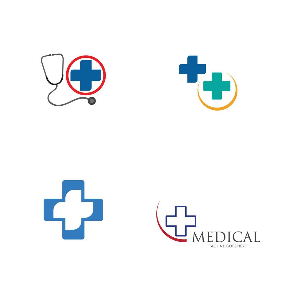 illustrazione del logo medico vettore