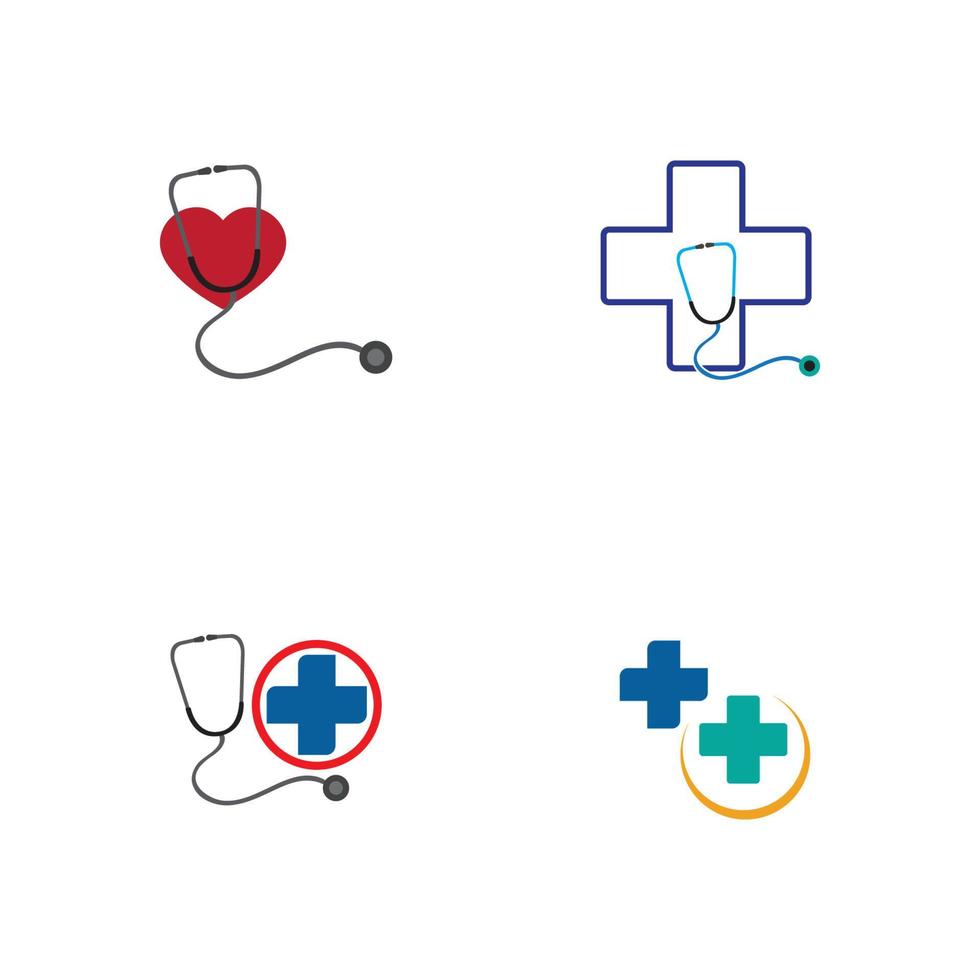 illustrazione del logo medico vettore