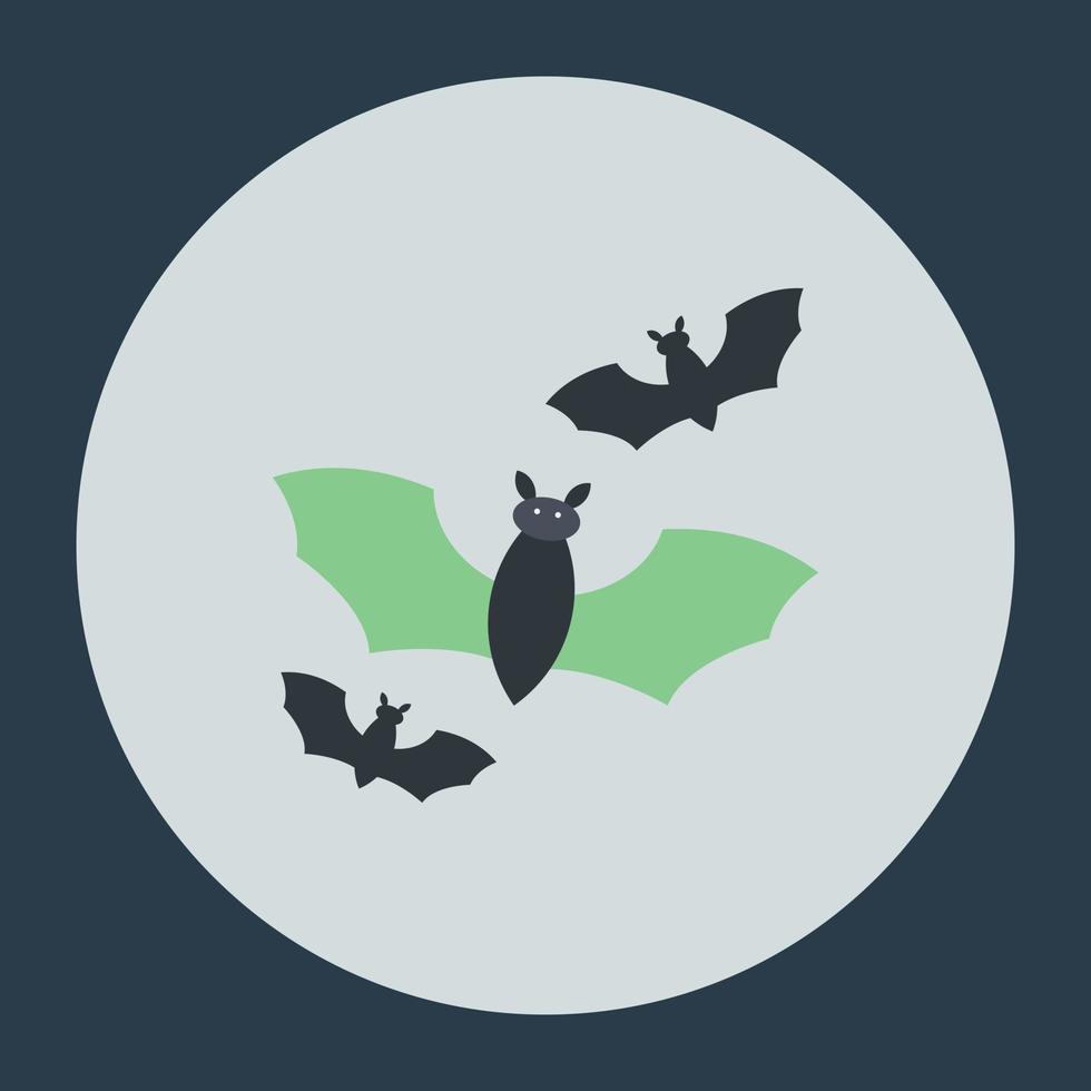 concetti di pipistrelli di halloween vettore