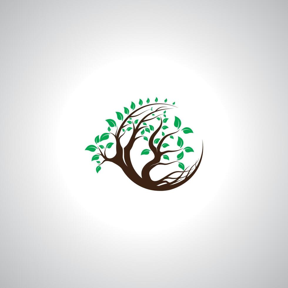 disegno del logo dell'albero vettore