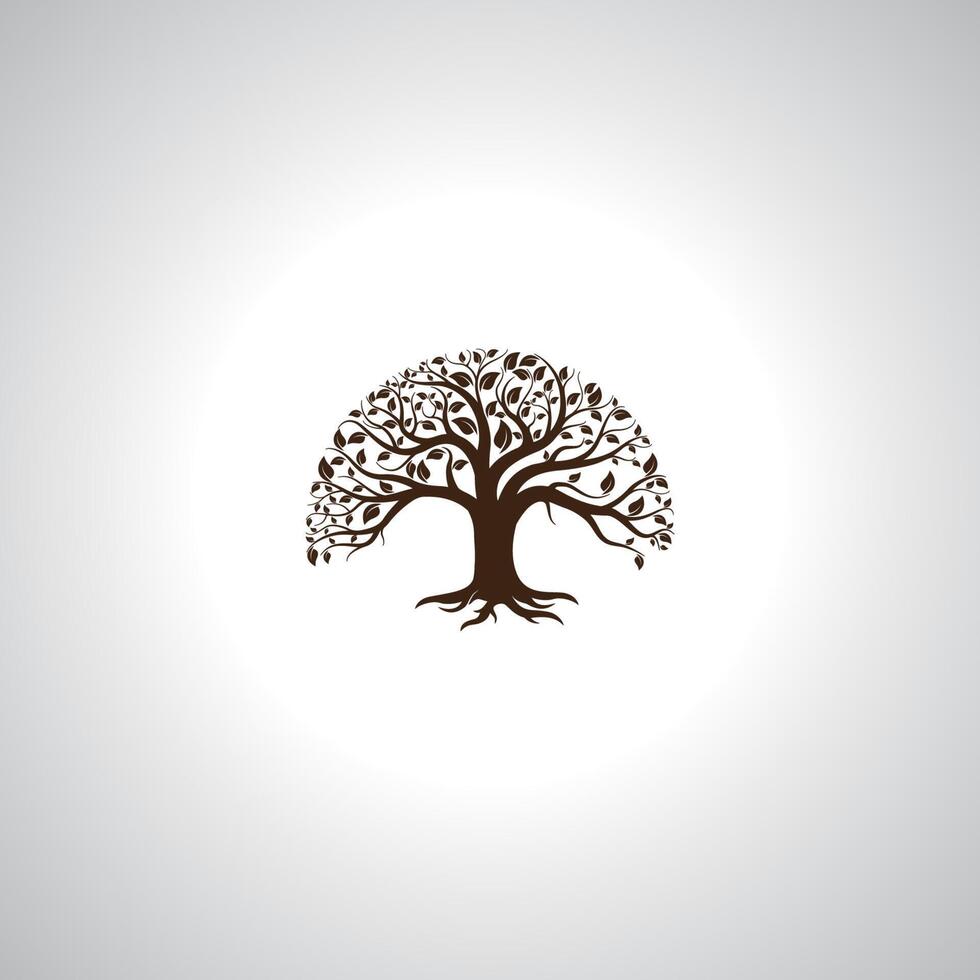 disegno del logo dell'albero vettore