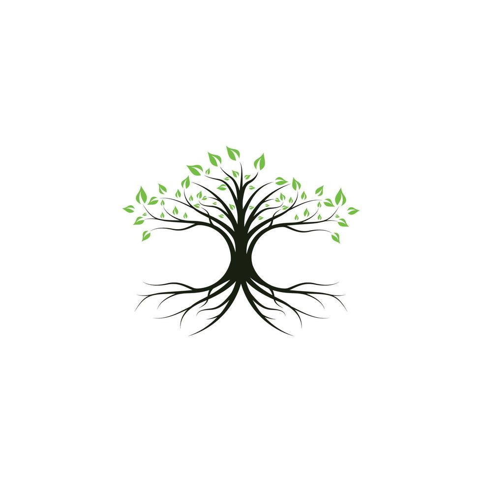 disegno del logo dell'albero vettore