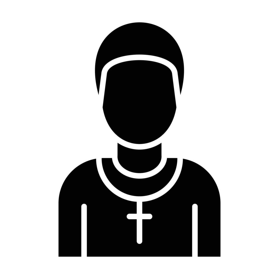 icona del glifo del pastore vettore