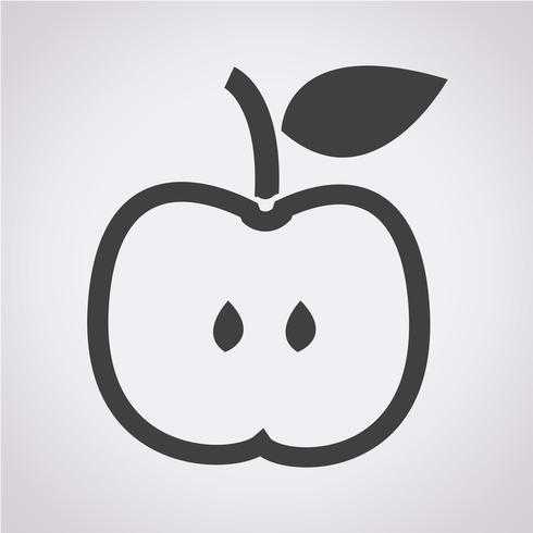 Icona Apple segno simbolo vettore