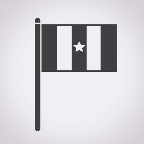 bandiera icona simbolo segno vettore