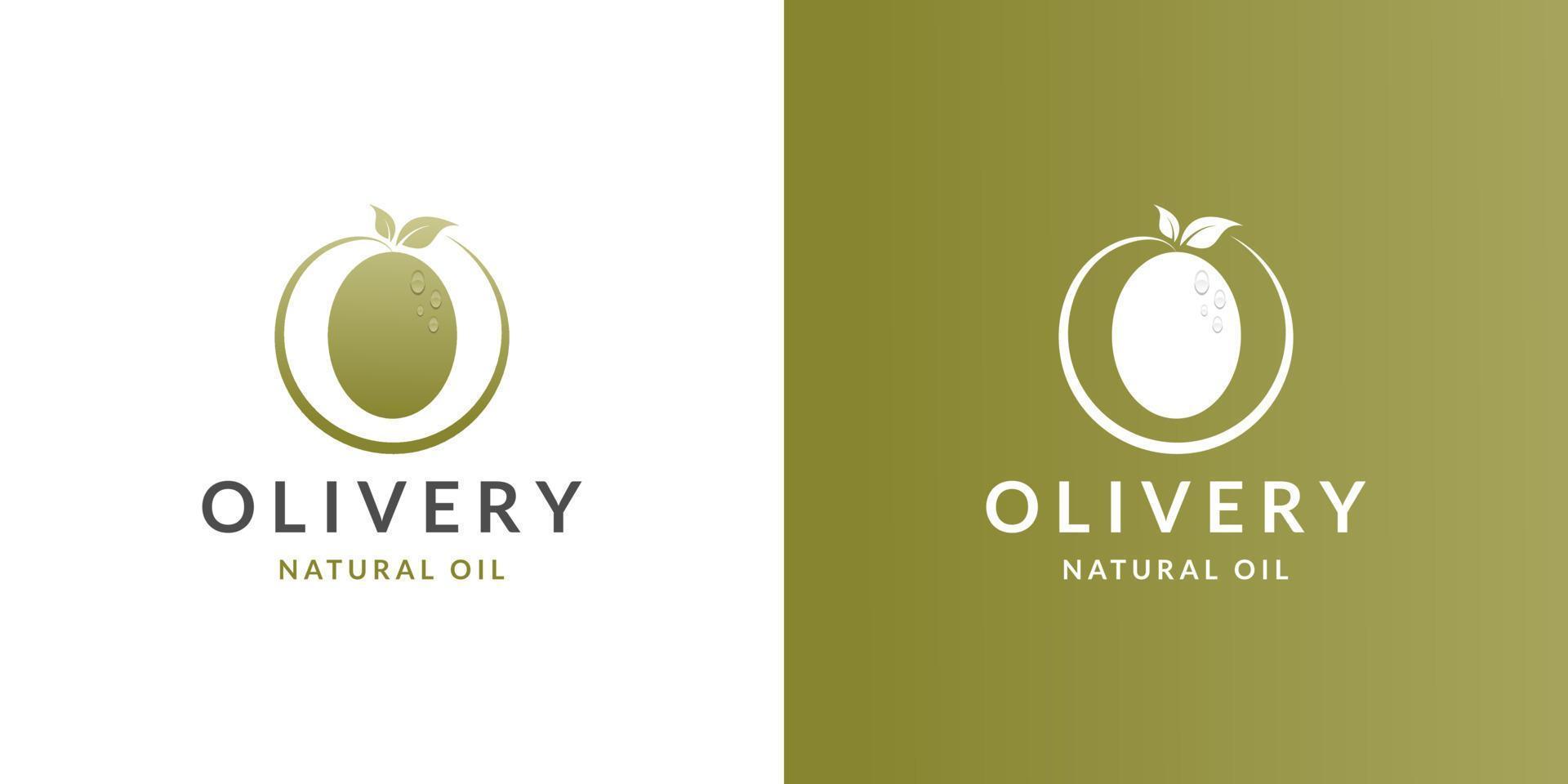 olio d'oliva, gocciolina, goccia d'acqua con foglia, foglie logo design vettoriale