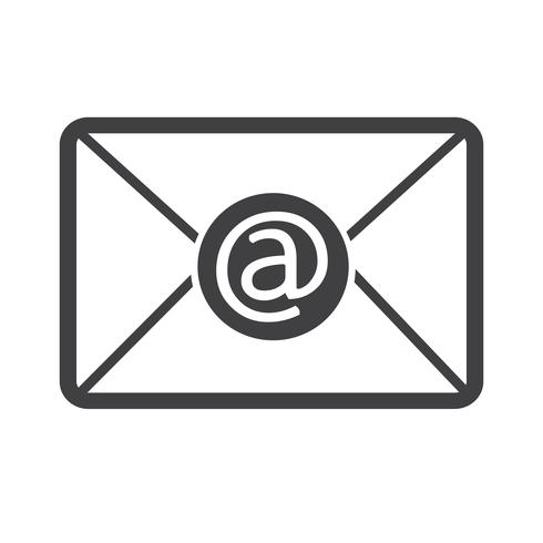 icona simbolo e-mail vettore