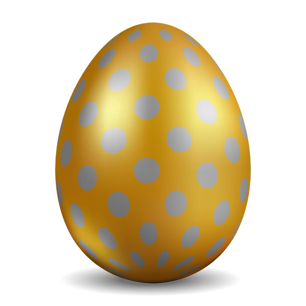 uovo di Pasqua realistico. vettore