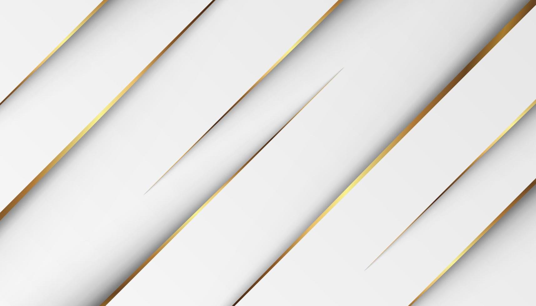 linee di luce dorate di lusso con sfondo grigio bianco vettore
