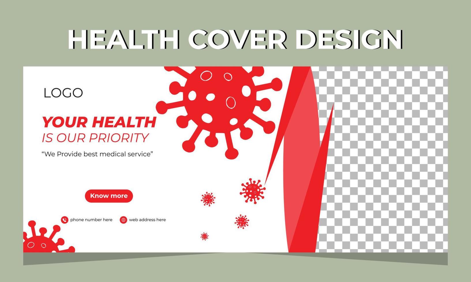 vendita di design di banner creativi e assistenza sanitaria per il download vettore