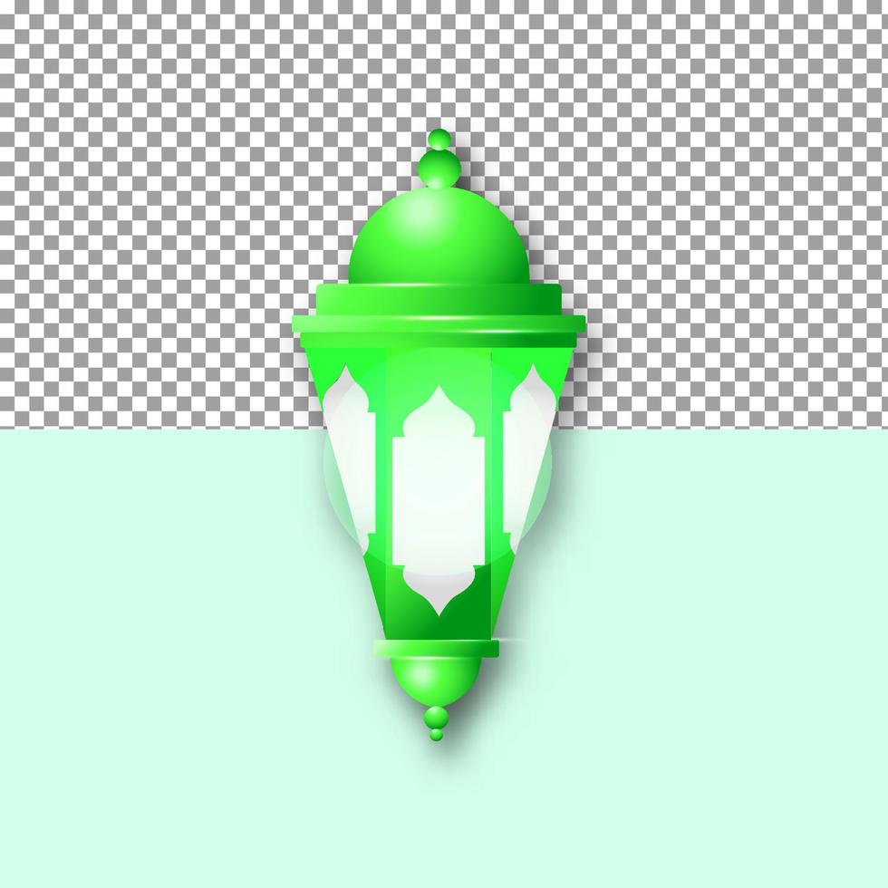 vettore di lanterna verde