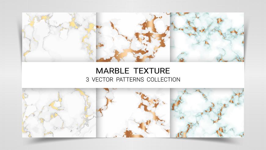 Marmo Texture, Premium Set di raccolta di modelli vettoriali. vettore