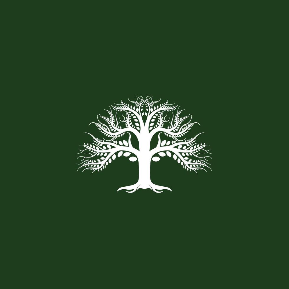 disegno del logo dell'albero vettore