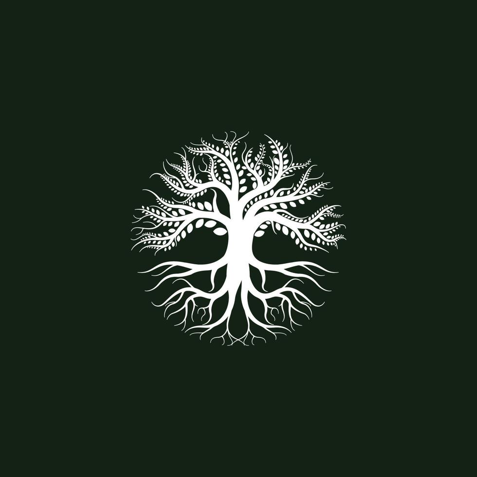 disegno del logo dell'albero vettore