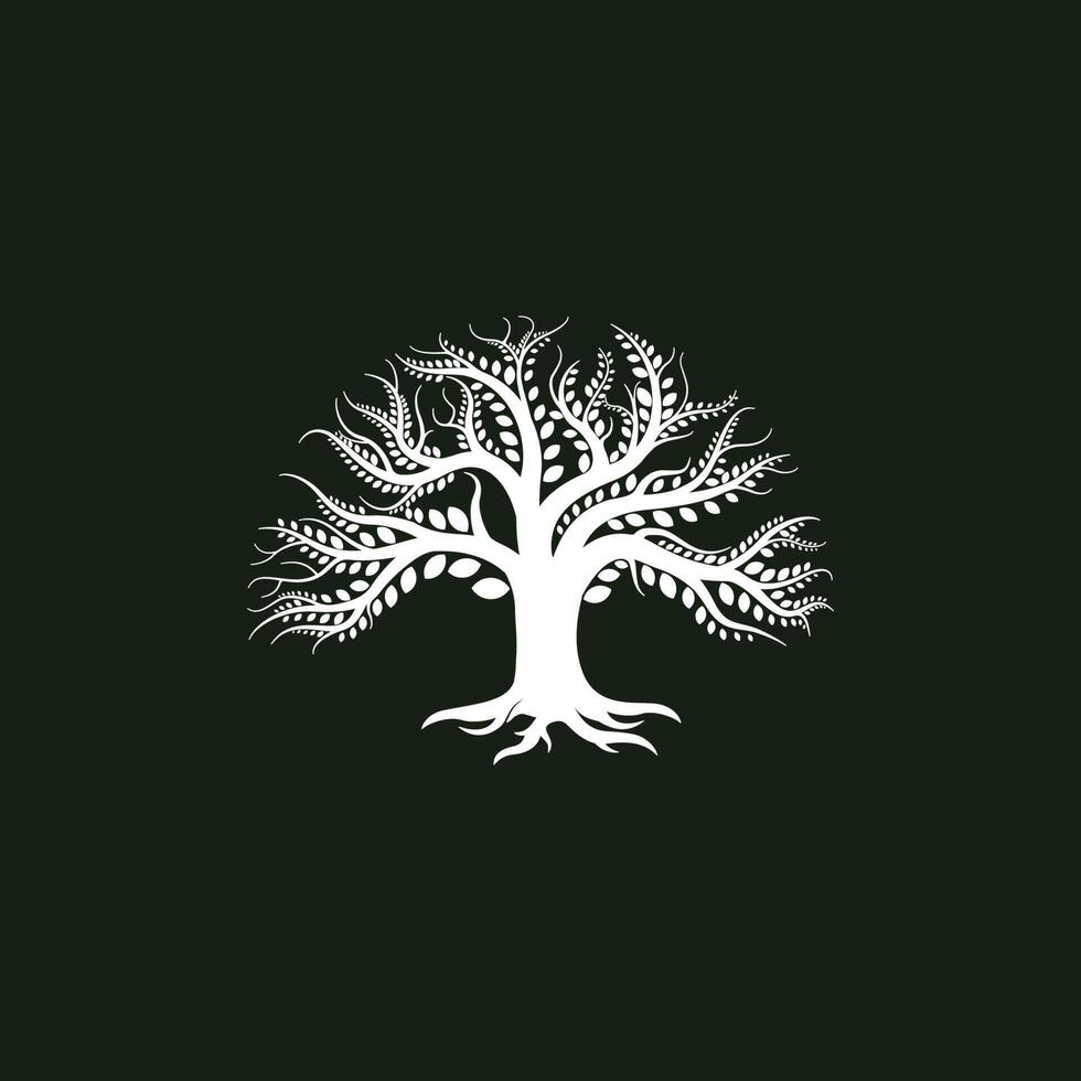 disegno del logo dell'albero vettore