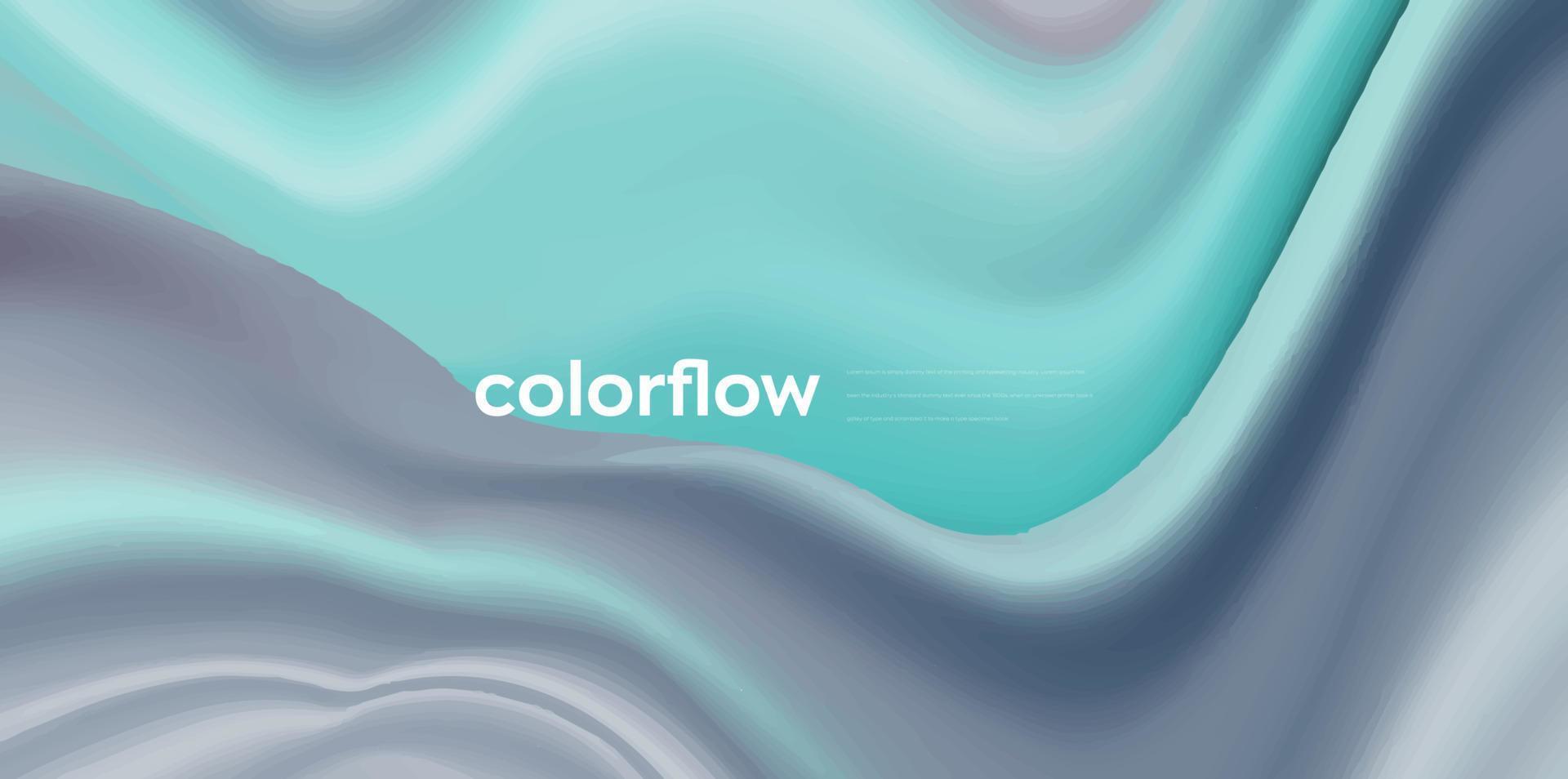 sfondo colorato a onda liquida, elemento vettoriale dinamico del flusso di colore 3d per sito Web, brochure, poster. illustrazione vettoriale ondulata colorata, design moderno di sfondo.