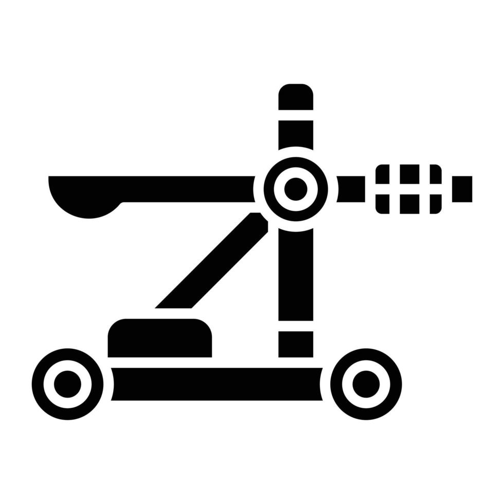 icona del glifo catapulta vettore