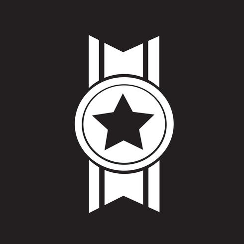 medaglia icona simbolo segno vettore
