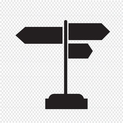 signpost icon symbol sign vettore