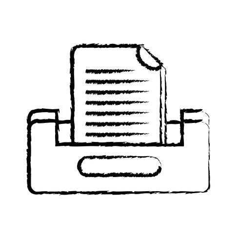 figura buciness documento file cabinet design vettore