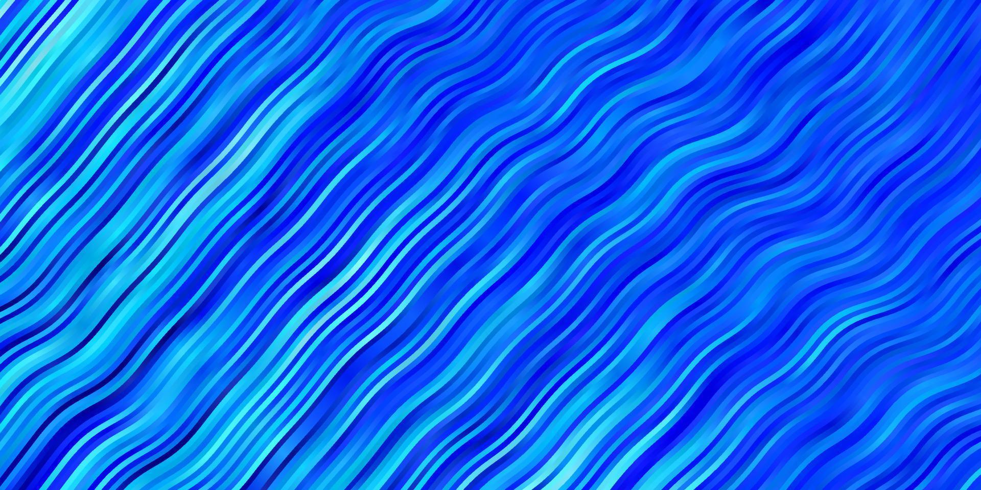 sfondo vettoriale azzurro con curve.