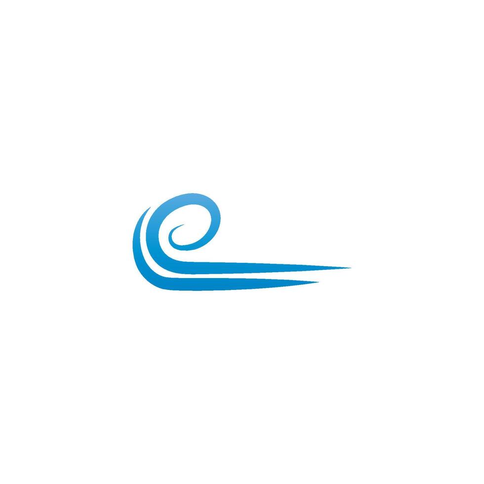 vettore di progettazione del logo dell'icona dell'onda