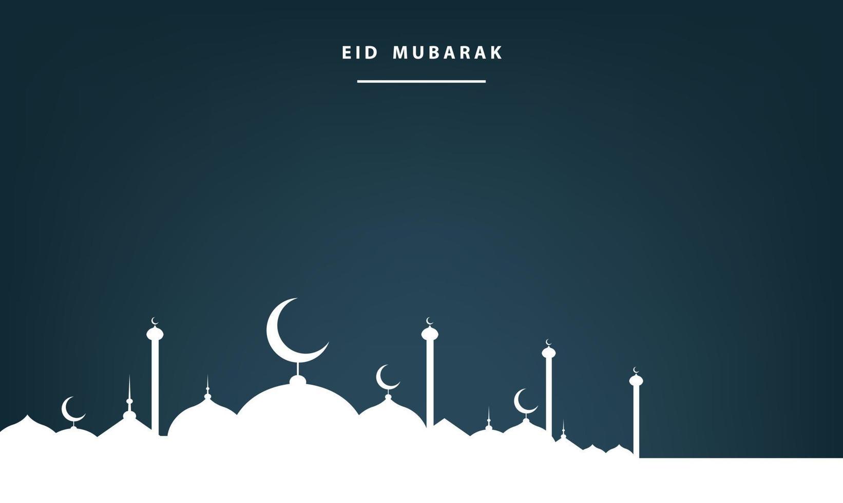 realistico ramadan kareem piatto eid al-fitr illustrazione mubarak carta da parati hari raya aidilfitri vettore