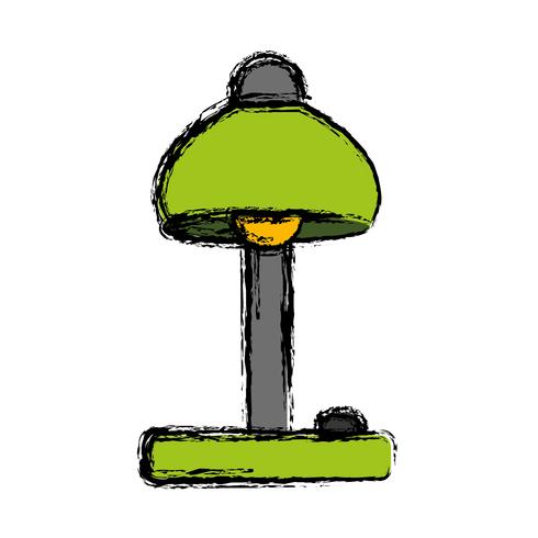 icona lampada da scrivania vettore