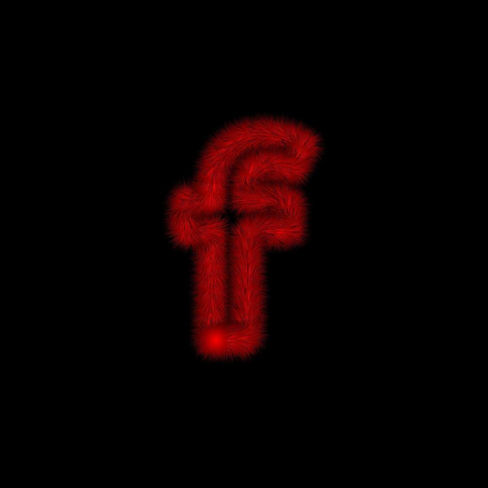 modello di progettazione logo lettera f 3d vettore