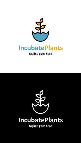 Incubare le piante Logo Template, il migliore per il tuo marchio vettore