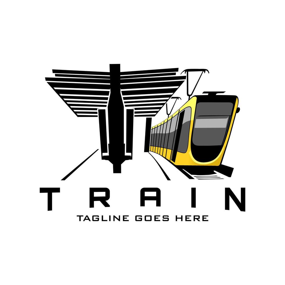 treno logo icona design concept vector